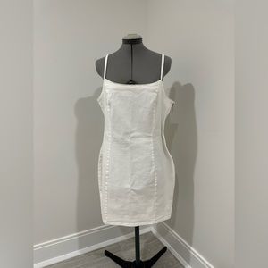 White Jean Dress